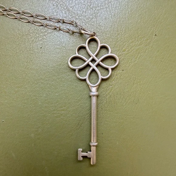 Tiffany & Co. Sterling Silver Key Necklace - Picture 10 of 15
